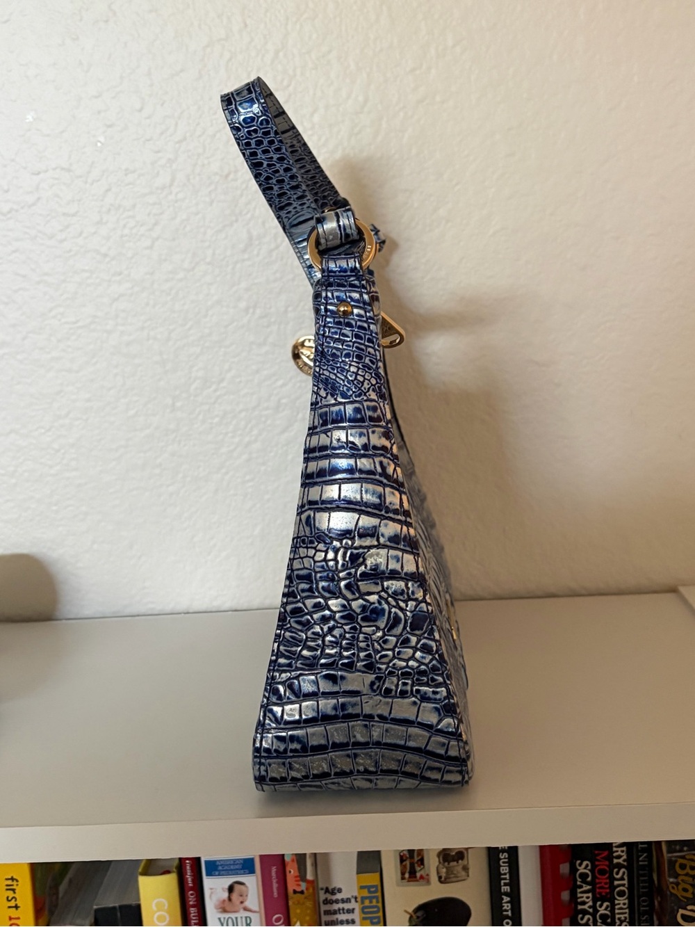 Brahmin Esme Shoulder Bag Coastal Blue Melbourne - Picture 8 of 8